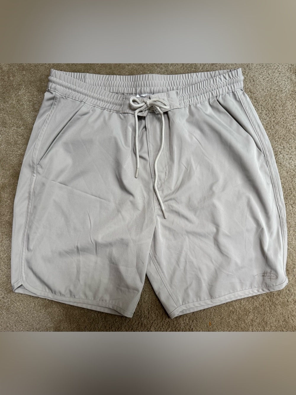Reel Life Light Tan Sz XXL Shorts with Drawstring Waist